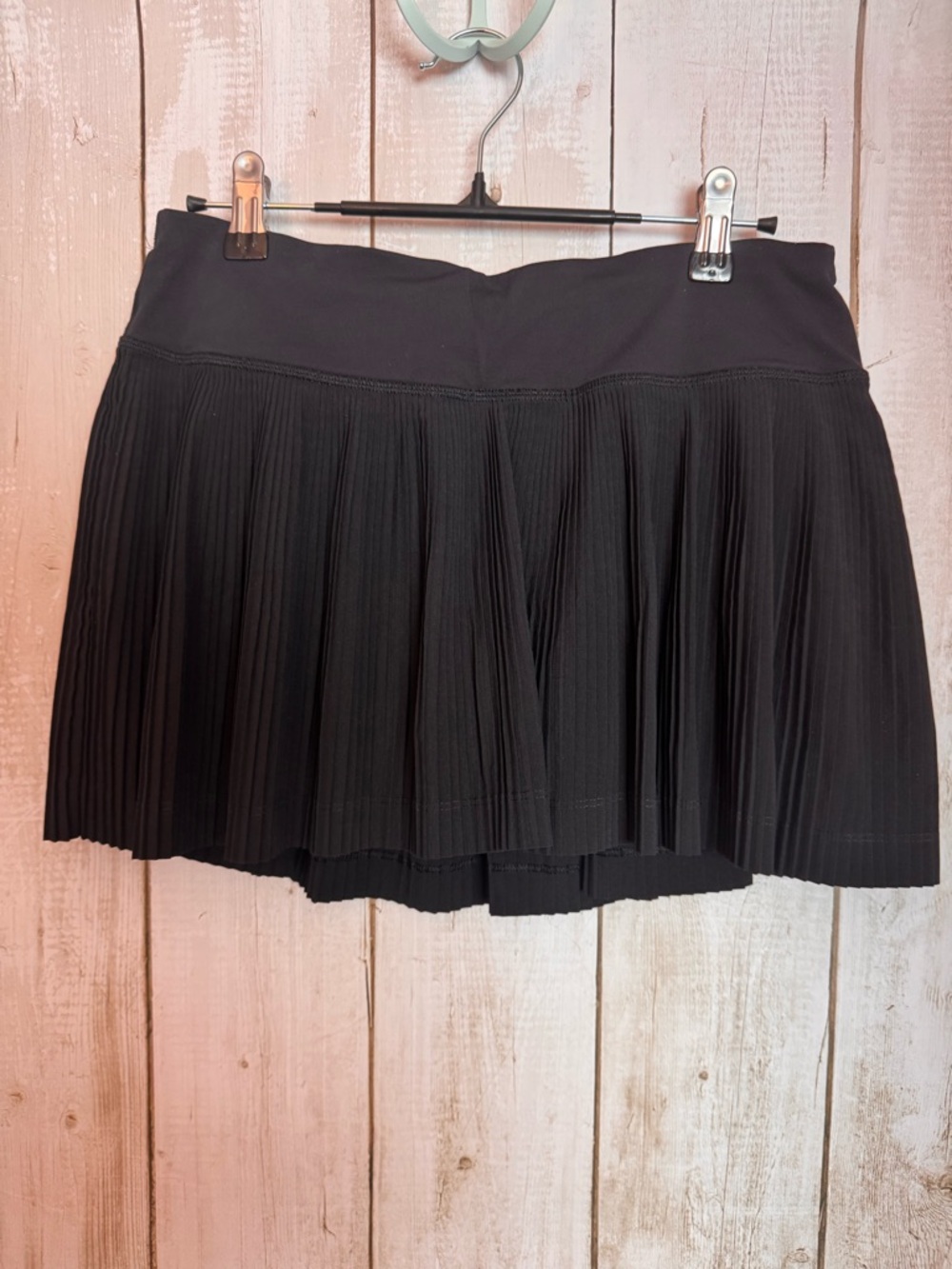 lululemon athletica Black Pleated Skirt with Hidden Zipper Pocket 6
